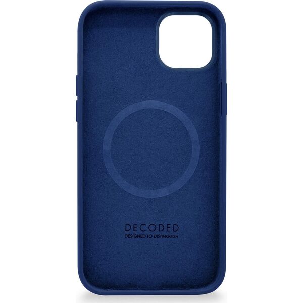 Decoded Decoded AntiMicrobial Silicone Backcover iP 14 Plus Navy Peony