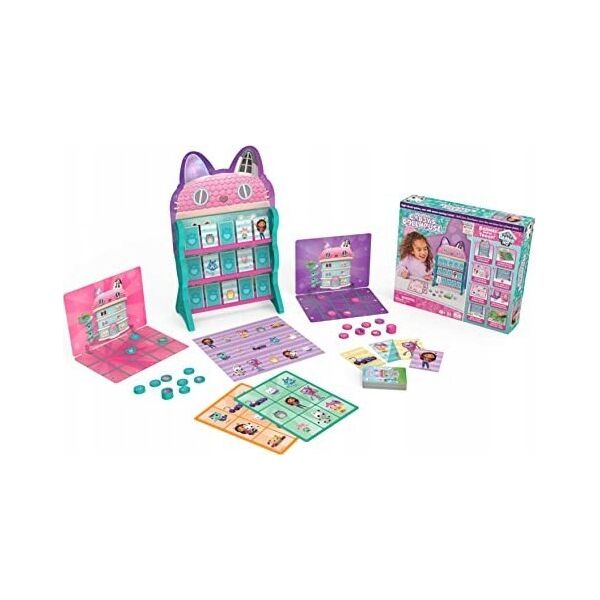 Spin Master Zestaw gier Koci Domek Gabi: 8 gier w 1