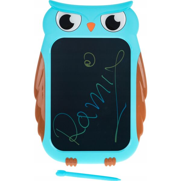 Tablet graficzny Tablet Sowa do rysowania dla dzieci 3+ Ekran 8,5' + Rysik + Kolorowe rysunki
