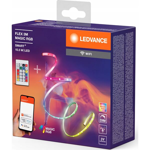 Ledvance SMART WIFI FLEX3M MGC RGB RC
