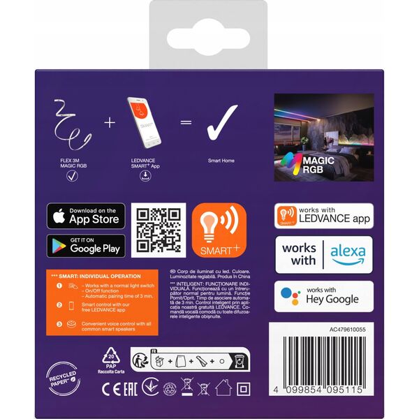 Ledvance SMART WIFI FLEX3M MGC RGB RC