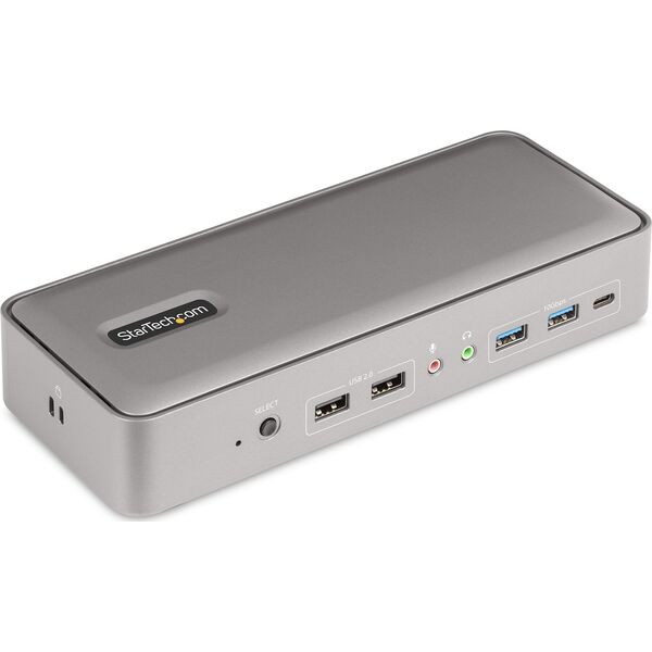 Stacja/replikator StarTech Dual-Laptop USB-C KVM (129UE-USBC-KVM-DOCK)