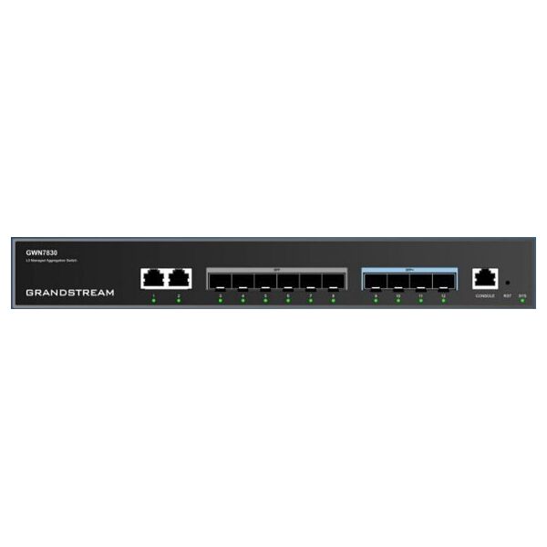 Switch GrandStream Grandstream Networks GWN7830 łącza sieciowe Zarządzany L3 Gigabit Ethernet (10/100/1000) Szary