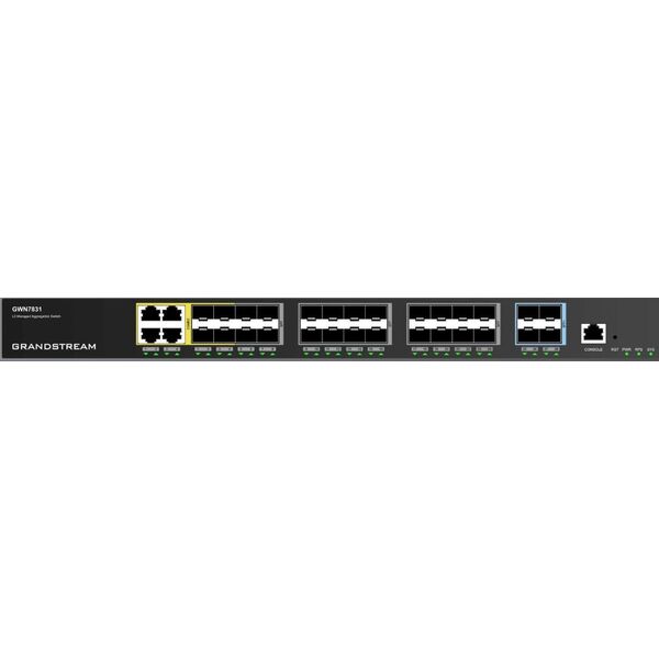GrandStream Grandstream Networks GWN7831 łącza sieciowe Zarządzany L3 Gigabit Ethernet (10/100/1000) Szary