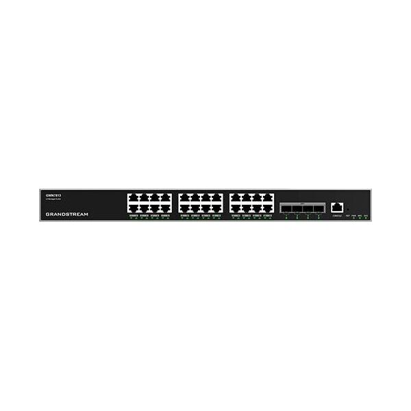 GrandStream Grandstream Networks GWN7813 łącza sieciowe Zarządzany L3 Gigabit Ethernet (10/100/1000) Szary