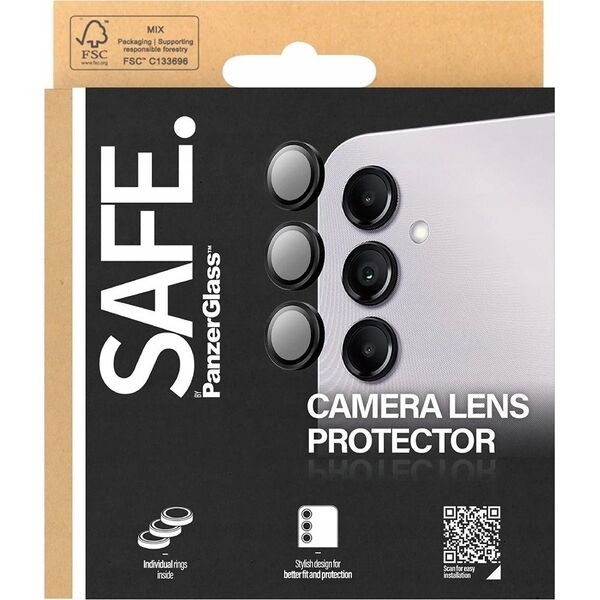 PanzerGlass SAFE by PanzerGlass Sam S24 / S23 / S23+ Hoops Camera czarny/black SAFE95669