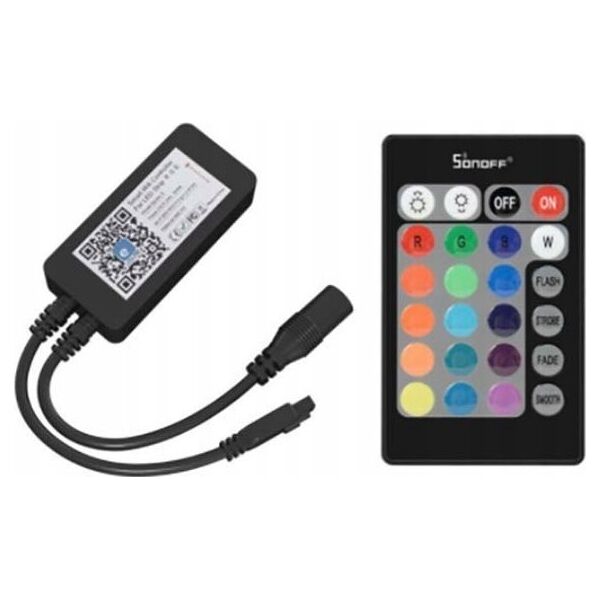 Sonoff Sonoff L2 smart WiFi + Bluetooth RGB valdiklis su IR nuotolinio valdymo pultu