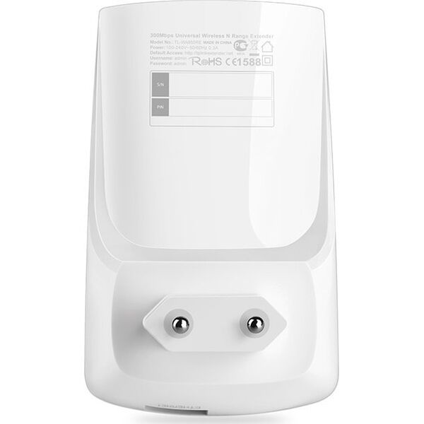 Access Point TP-Link TP-Link TL-WA850RE Nadajnik i odbiornik sieci Biały 10, 100 Mbit/s