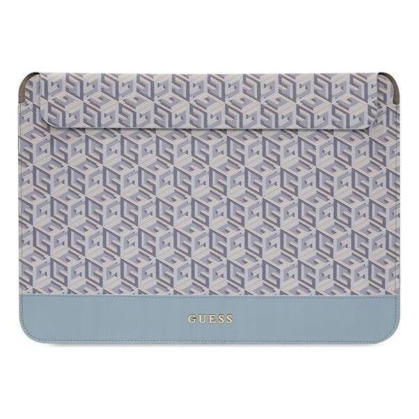 Etui Guess Guess GCube Stripes Computer Sleeve - Etui na notebooka 16" (niebieski)