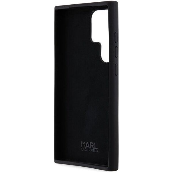 Karl Lagerfeld Karl Lagerfeld KLHCS23LSMHCNPK S23 Ultra S918 czarny/black hardcase Silicone Choupette Metal Pin NoSize