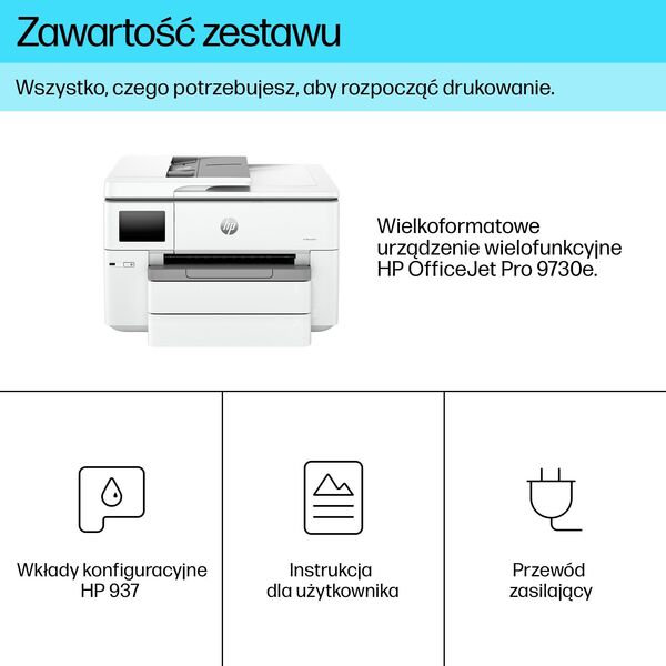 Urządzenie wielofunkcyjne HP OfficeJet Pro 9730e (537P6B)