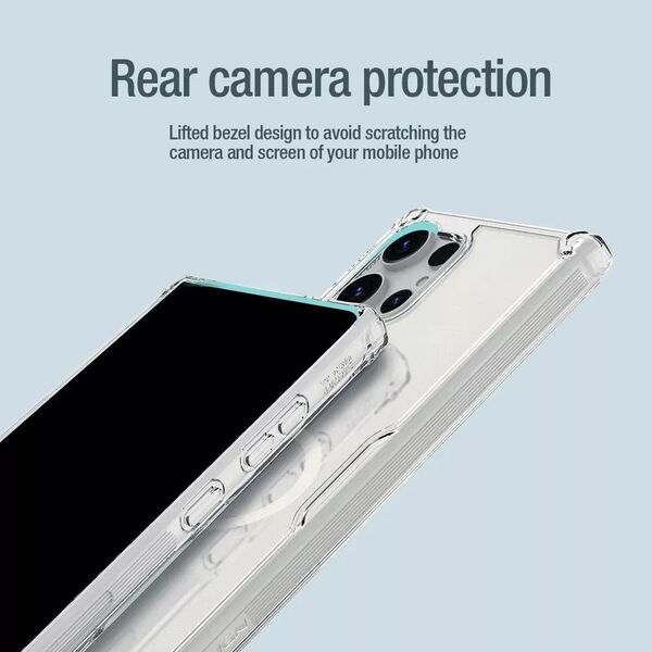 Nillkin Etui Nillkin Nature Pro pancerne z magnetycznym ringiem do Samsung Galaxy S24 Ultra - białe