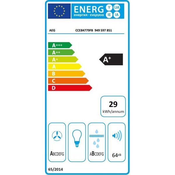 Płyta grzewcza AEG Kaitlentė AEG CCE84779FB (Pažeista pakuotė)