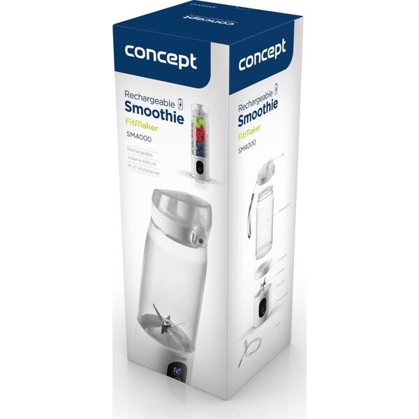 Blender kielichowy Concept FitMaker Biały SM4000