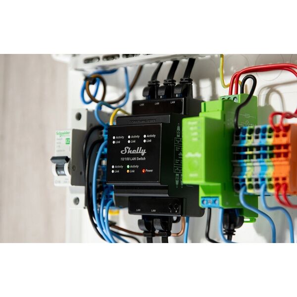 Switch Shelly Shelly Relais "Switch" 5 Ports 10/100 Mbit