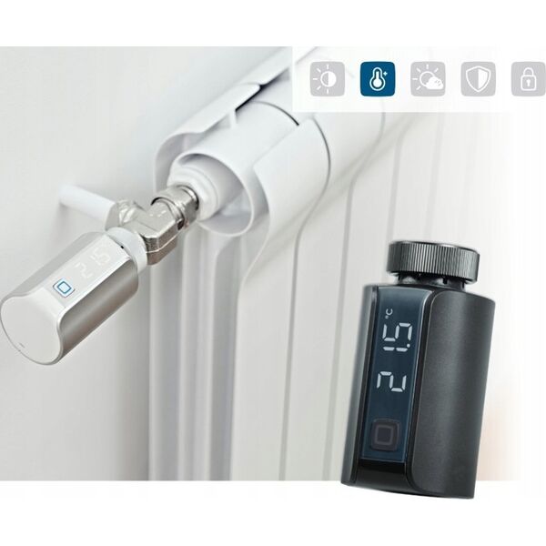HomeMatic IP Homematic IP radiator thermostat Evo (HmIP-eTRV-EA), heating thermostat (anthracite)