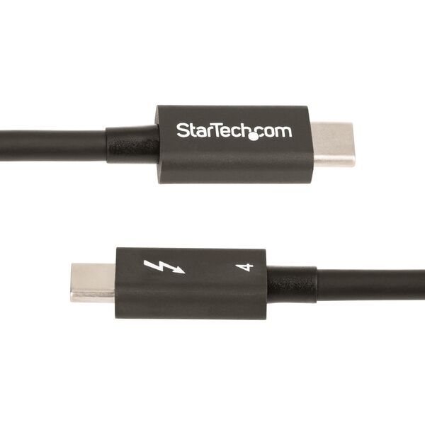 Kabel USB StarTech Thunderbolt - Thunderbolt 1 m Czarny (TBLT4MM1M)
