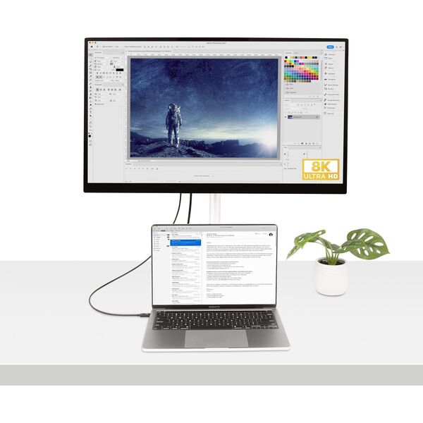 Kabel USB StarTech Thunderbolt - Thunderbolt 1 m Czarny (TBLT4MM1M)