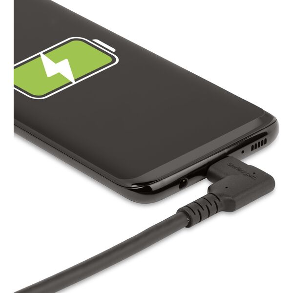 Kabel USB StarTech USB-C - USB-C 0.5 m Czarny (RUSB31CC50CMBR)