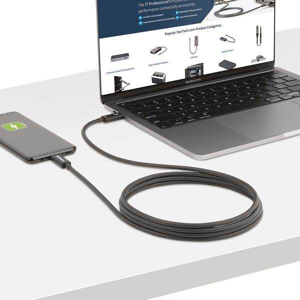 Kabel USB StarTech Thunderbolt - Thunderbolt 2 m Czarny (A40G2MB-TB4-CABLE)