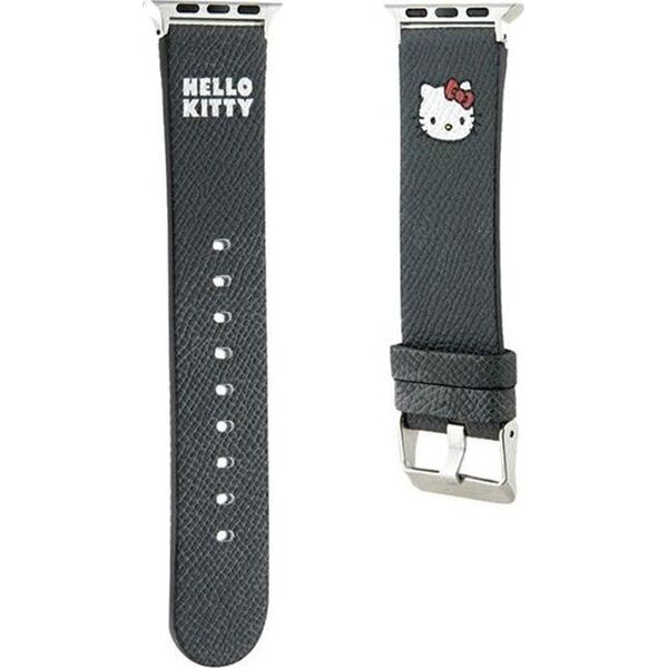 Hello Kitty Hello Kitty Strap Kitty Head - Pasek do Apple Watch 38/40/41 mm (czarny)