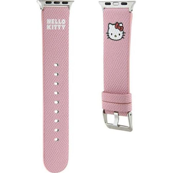 Hello Kitty Hello Kitty Strap Kitty Head - Pasek do Apple Watch 38/40/41 mm (różowy)