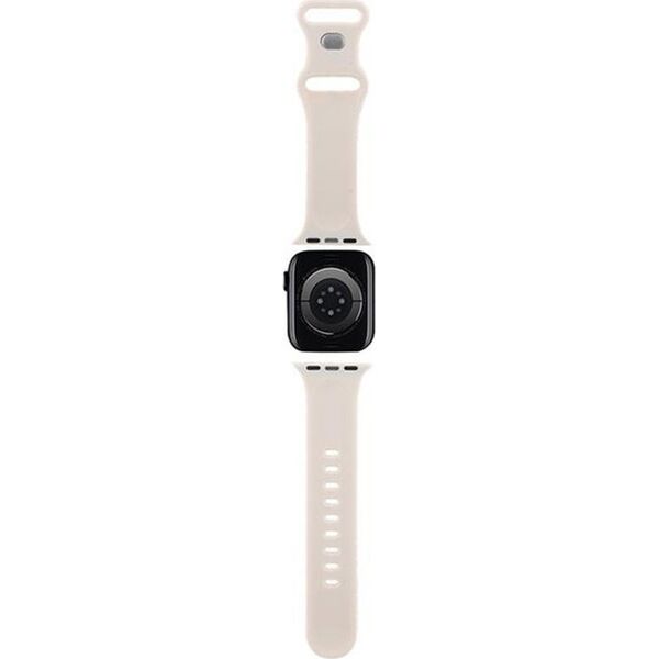 Hello Kitty Hello Kitty Silicone Tags Graffiti - Pasek do Apple Watch 38/40/41 mm (beżowy)