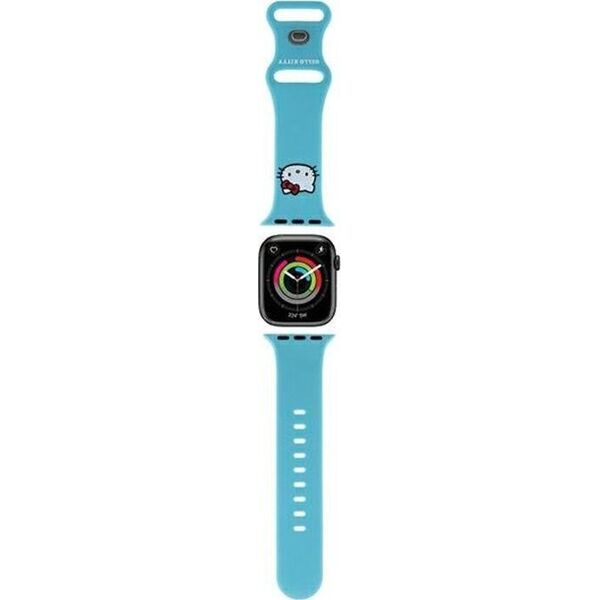 Hello Kitty Hello Kitty Silicone Kitty Head - Pasek do Apple Watch 38/40/41 mm (niebieski)