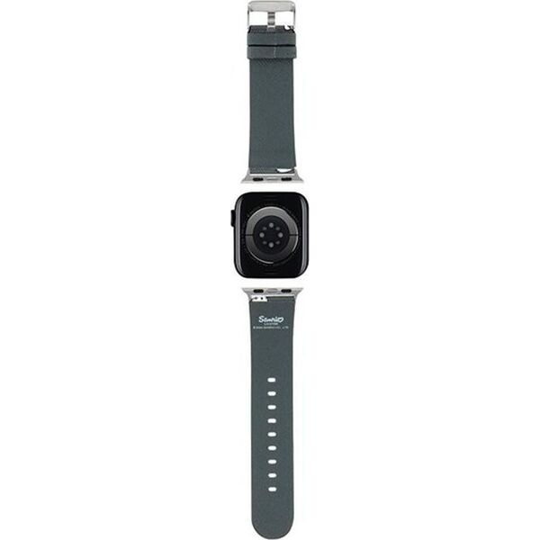 Hello Kitty Hello Kitty Heads & Bows Pattern - Pasek do Apple Watch 38/40/41 mm (czarny)