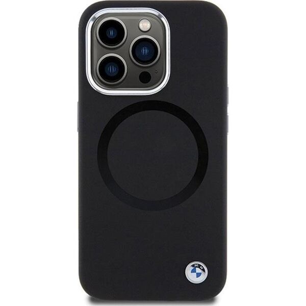 BMW BMW Signature Liquid Silicone MagSafe - Etui iPhone 15 Pro Max (czarny)