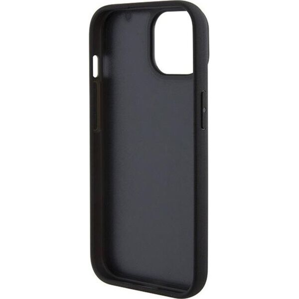 BMW BMW Leather Hot Stamp - Etui iPhone 15 (czarny)