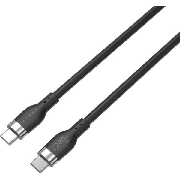 Kabel USB HyperDrive USB-C - USB-C 1 m Czarny (HJ4001BKGL)