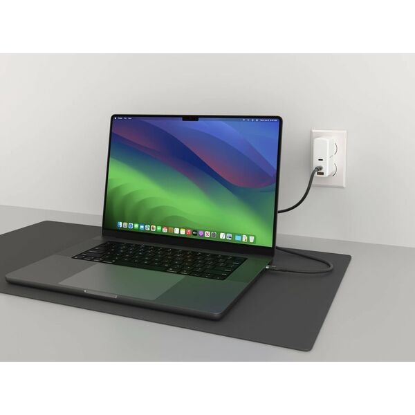 Kabel USB HyperDrive USB-C - USB-C 2 m Czarny (HJ4002BKGL)