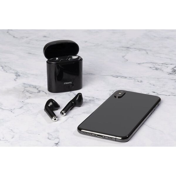 Słuchawki Streetz STREETZ True Wireless, Bluetooth 5, white