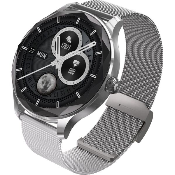 Smartwatch Garett Viva Srebrny  (VIVA_SVR_STL)