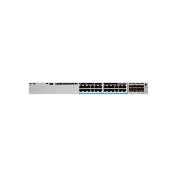 Switch Cisco Cisco Catalyst 9300L - Network Advantage - Switch - L3 - managed - 24 x 10/100/1000 + 4 x Gigabit SFP (Uplink) - an Rack montierbar