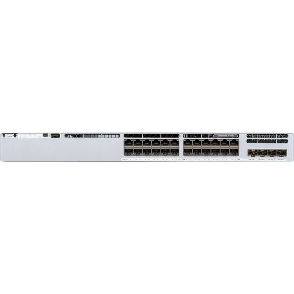 Switch Cisco Cisco Catalyst 9300L - Network Advantage - Switch - L3 - managed - 24 x 10/100/1000 + 4 x Gigabit SFP (Uplink) - an Rack montierbar