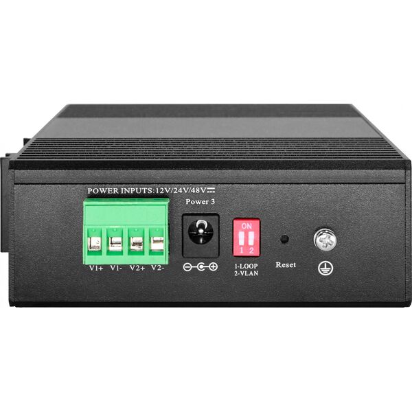 Switch LevelOne LevelOne IGS-2105 łącza sieciowe Zarządzany L2 Gigabit Ethernet (10/100/1000) Czarny