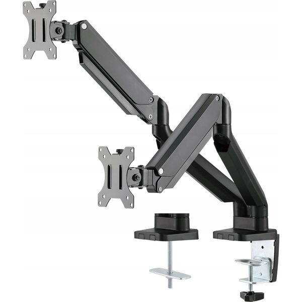 Deltaco Deltaco Monitora stativs Dual Gas Spring Deltaco