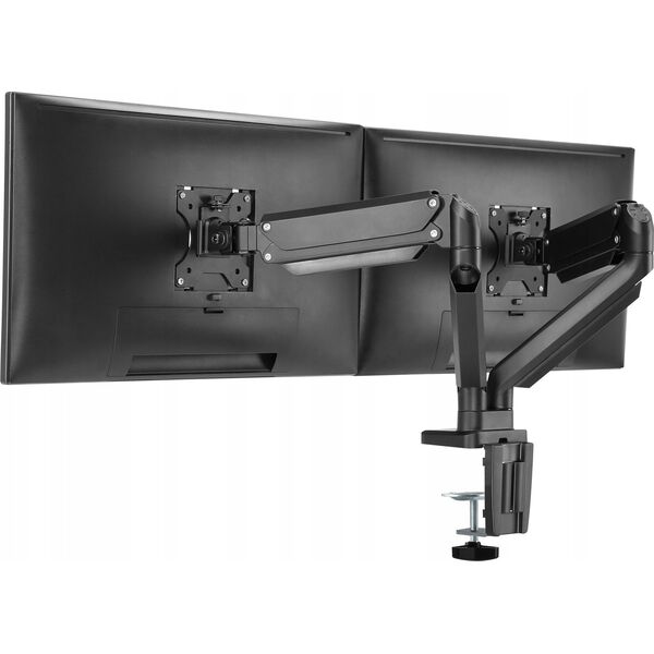 Deltaco Deltaco Monitora stativs Dual Gas Spring Deltaco