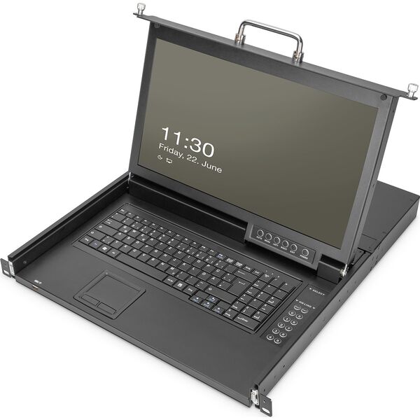 Konsola KVM Digitus KVM DIGITUS 17" HD LCD KVM Con.8-Port VGA german