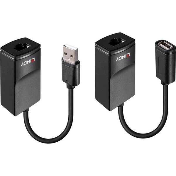 Adapter USB Lindy Adap Lindy 60m USB 1.1 Cat.6 Extender Basic