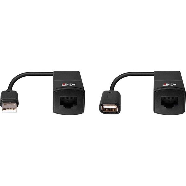 Adapter USB Lindy Adap Lindy 60m USB 1.1 Cat.6 Extender Basic