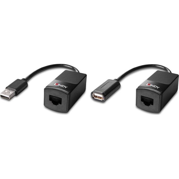 Adapter USB Lindy Adap Lindy 60m USB 1.1 Cat.6 Extender Basic