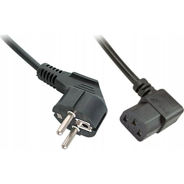 Kabel zasilający Lindy Cable Lindy C14 to C13 Power Cord Extension 0,5m
