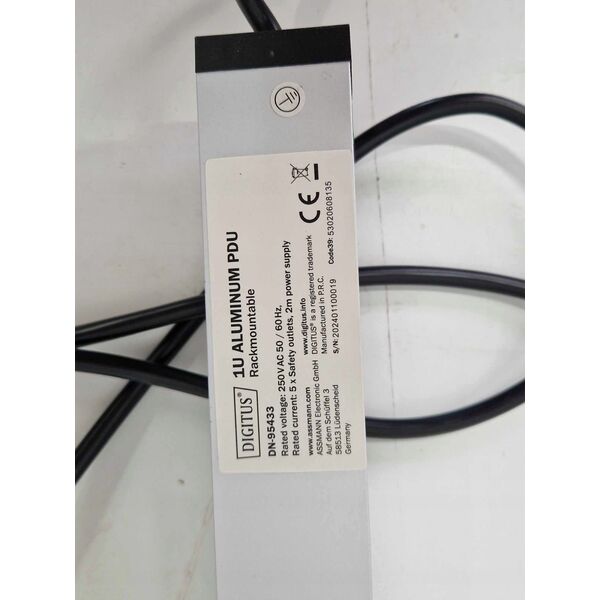 Digitus ZUB Digitus 1HE Aluminium PDU Rack Mount 50/60Hz