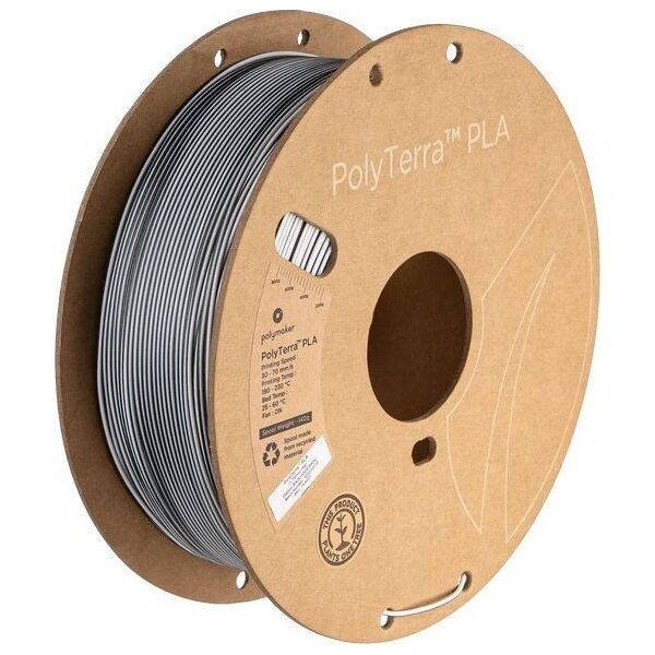 Poly Filament Polymaker PolyTerra PLA Dual Shadow Black 1,75mm 1kg - White-Black}