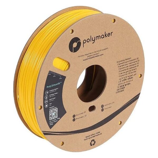 Poly Filament Polymaker PolySmooth PVB 1,75mm, 0,75kg - Yellow}
