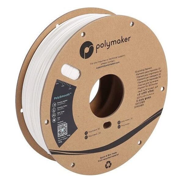 Poly Filament Polymaker PolySmooth PVB 1,75mm, 0,75kg - White}
