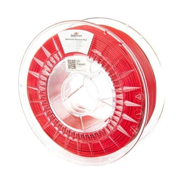 Spectrum Filament Spectrum Huracan PLA 1,75mm 1kg - True Red}